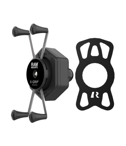 RAM MOUNTS ΣΕΤ ΔΑΓΚΑΝΑ ΣΤΗΡΙΞΗΣ ΚΙΝΗΤΟΥ ΜΕ ΑΝΤΑΠΤΟΡΑ ΜΠΙΛΙΑ UNIVERSAL ΚΑΙ ΑΝΤΙΚΡΑΔΑΣΜΙΚΟ RAM X-GRIP VIBE-SAFE