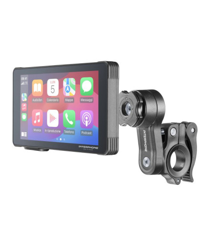 INTERPHONE ΟΘΟΝΗ RIDESYNC ΜΕ APPLE CAR PLAY & ANDROID AUTO ΜΕ ΒΑΣΗ QUIKLOX ΓΙΑ ΜΗΧΑΝΕΣ INTERPHORIDESYNC
