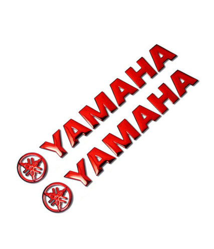 YAMAHA ΑΥΤΟΚΟΛΛΗΤΟ ΣΗΜΑ 3D 2 ΤΕΜ ΚΟΚΚΙΝΟ 