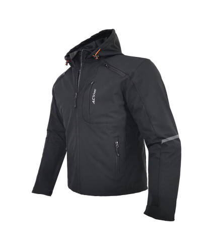 AGVPRO URBANO-DR ΜΠΟΥΦΑΝ ΜΗΧΑΝΗΣ SOFT SHELL ΜΑΥΡΟ