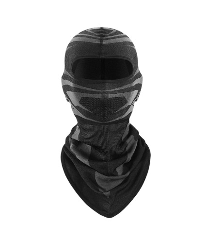 AGVPRO GVR24397 BREATHABLE PREMIUM COMB LONG ΜΠΑΛΑΚΛΑΒΑ 4 ΕΠΟΧΩΝ ΜΑΥΡΗ/ ΓΚΡΙ 