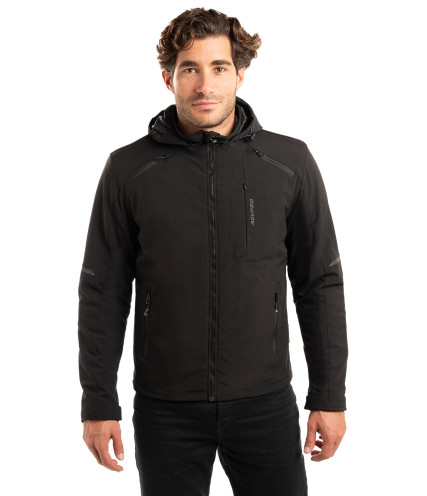 AGVPRO URBANO-DR ΜΠΟΥΦΑΝ ΜΗΧΑΝΗΣ SOFT SHELL ΜΑΥΡΟ