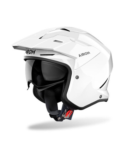 AIROH KOMBAKT ΚΡΑΝΟΣ JET WHITE GLOSS