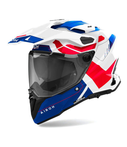 ΚΡΑΝΟΣ FULL FACE ENDURO AIROH COMMANDER II REVEAL BLUE/ RED