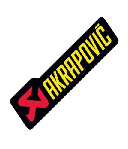 ΜΕΤΑΛΛΙΚΟ ΑΥΤΟΚΟΛΛΗΤΟ ΣΗΜΑ ΑΛΟΥΜΙΝΙΟΥ AKRAPOVIC ΧΡΥΣΟ