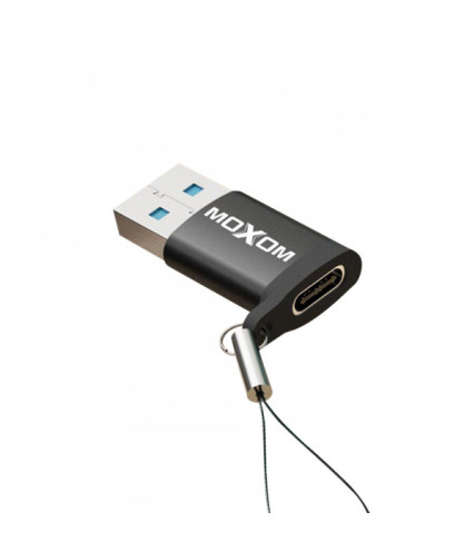 MOXOM CB144 ΠΡΟΣΑΡΜΟΓΕΑΣ ΦΟΡΤΙΣΗΣ USB 3.0 ΑΡΣΕΝΙΚΟ TYPE-C ΘΗΛΥΚΟ