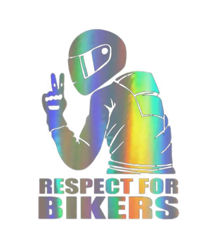 RESPECT FOR BIKERS ΑΥΤΟΚΟΛΛΗΤΟ ΙΡΙΔΙΟΥ