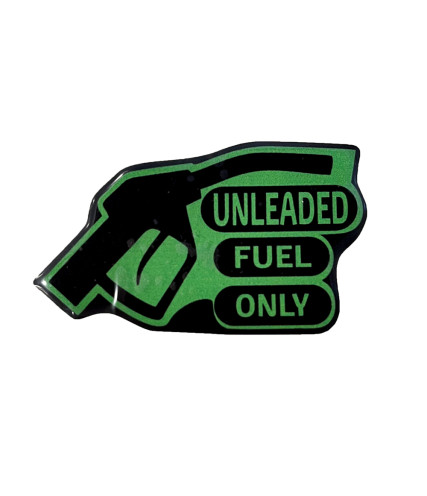 ΑΥΤΟΚΟΛΛΗΤΟ ΣΜΑΛΤΟΥ UNLEADED FUEL ONLY 