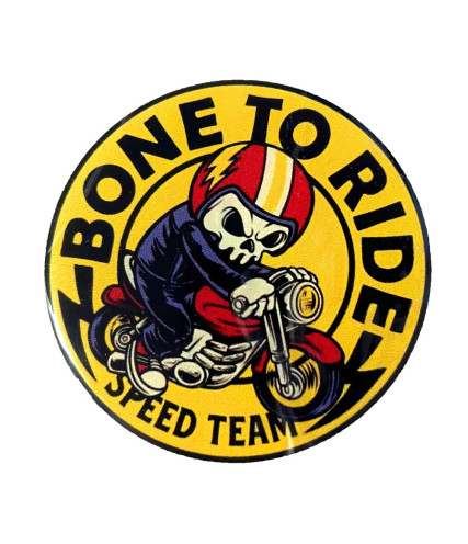 ΑΥΤΟΚΟΛΛΗΤΟ ΣΜΑΛΤΟΥ BONE TO RIDE SPEED TEAM