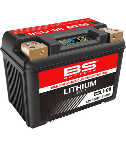 BS BATTERY BSLI-08 ΜΠΑΤΑΡΙA ΛΙΘΙΟΥ