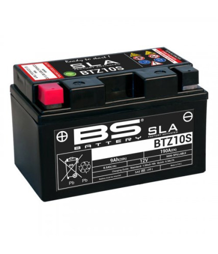 BS BATTERY BTZ10S SLA ΜΠΑΤΑΡΙA 