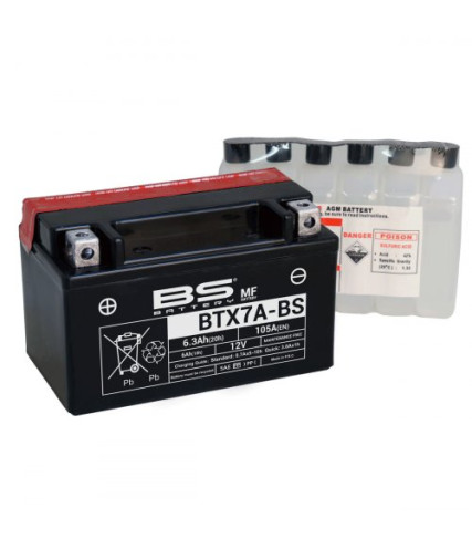 BS BATTERY BTX7A-BS ΜΠΑΤΑΡΙA 