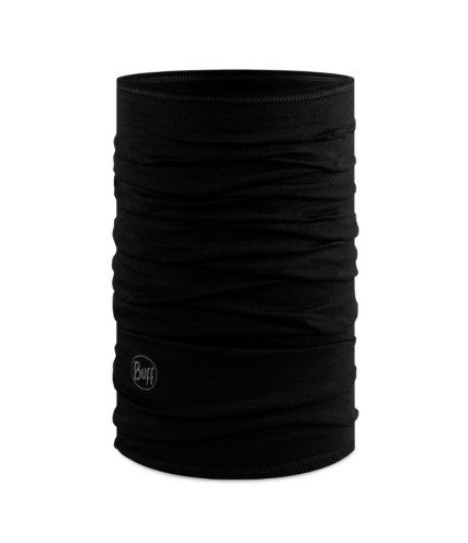 ΜΑΝΤΗΛΙ ΛΑΙΜΟΥ BUFF MERINO LIGHTWEIGHT SOLID BLACK