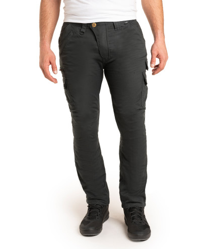 AGVPRO CARGO-4 KEVLAR ΠΑΝΤΕΛΟΝΙ ΜΗΧΑΝΗΣ ΓΚΡΙ/ΠΟΝΤΙΚΙ 