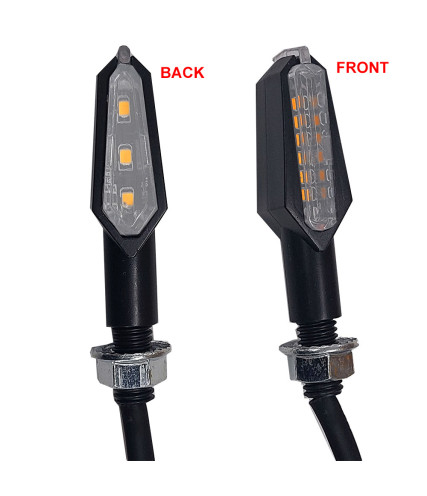 ΦΛΑΣ ΜΗΧΑΝΗΣ LUM-600 LED ΠΟΡΤΟΚΑΛΙ ΜΕ ΔΙΑΦΑΝΗ ΤΖΑΜΑΚΙ