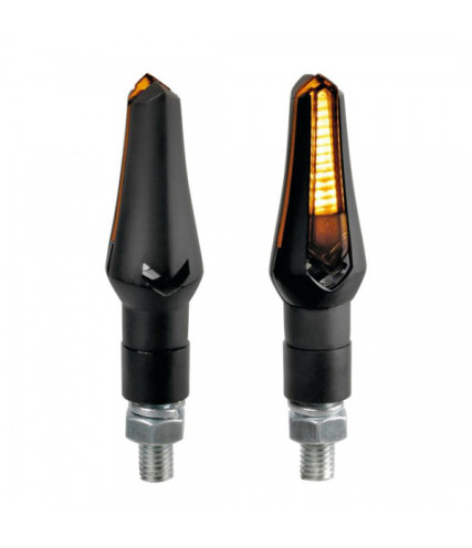 LAMPA ZEPHYR LED ΦΛΑΣ ΜΗΧΑΝΗΣ 12V SMD 72,5x21,5mm 2ΤΕΜ. BLACK 