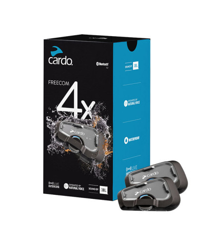 CARDO FREECOM BLUETOOTH 4x ΔΙΠΛΗ ΕΝΔΟΕΠΙΚΟΙΝΩΝΙΑ