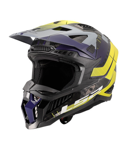 LS2 X-FORCE MX703 GALUO ΚΡΑΝΟΣ OFF-ROAD YELLOW BLUE