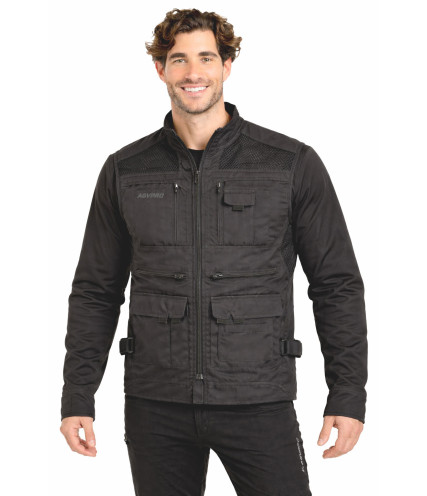 AGVPRO VEST ΓΙΛΕΚΟ ΜΗΧΑΝΗΣ ΔΙΚΤΥΩΤΟ BLACK