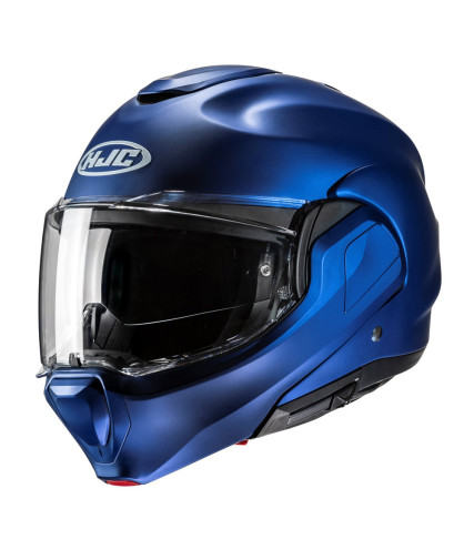 HJC F100 ΚΡΑΝΟΣ FLIP UP SYSTEM SEMI FLAT METALLIC BLUE