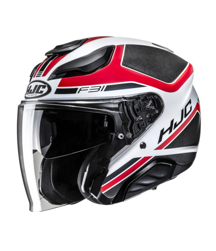 HJC F31 CERON MC1SF ΚΡΑΝΟΣ JET RED WHITE BLACK