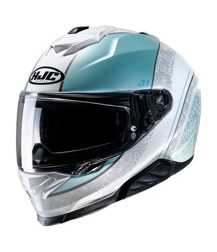 HJC i71 SERA MC2 ΚΡΑΝΟΣ FULL FACE WHITE TEAL 