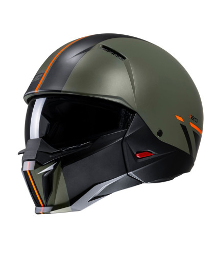 HJC i20 BATOL MC4SF ΚΡΑΝΟΣ FULL FACE ΜΕ ΑΠΟΣΠΩΜΕΝΟ ΠΙΓΟΥΝΙ KHAKI BLACK