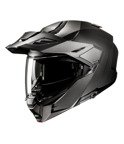 HJC i80 ΚΡΑΝΟΣ FLIP UP ENDURO ΜΕ ΓΕΙΣΟ SEMI FLAT TITANIUM