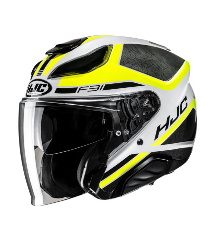 HJC F31 CERON MC3H ΚΡΑΝΟΣ JET YELLOW BLACK