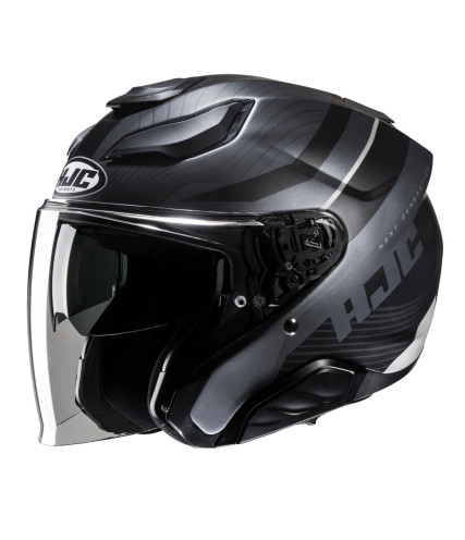 HJC F31 NABY MC5SF ΚΡΑΝΟΣ JET TITANIUM BLACK