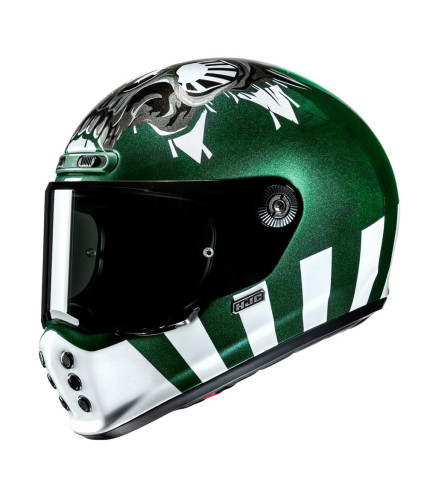 HJC V10 CRANIA MC4 ΚΡΑΝΟΣ FULL FACE GREEN WHITE