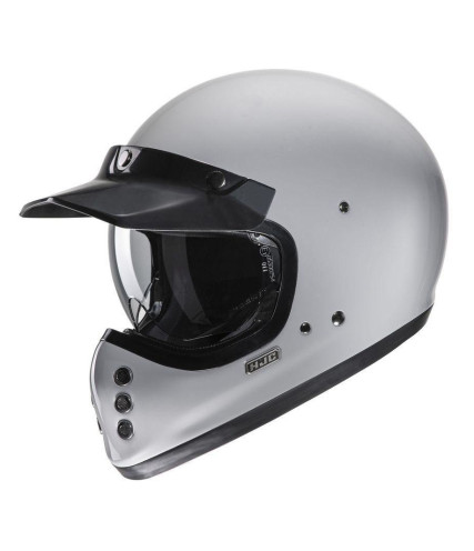 HJC V60 ΚΡΑΝΟΣ ΜΗΧΑΝΗΣ KEVLAR OFF ROAD VINTAGE N.GREY