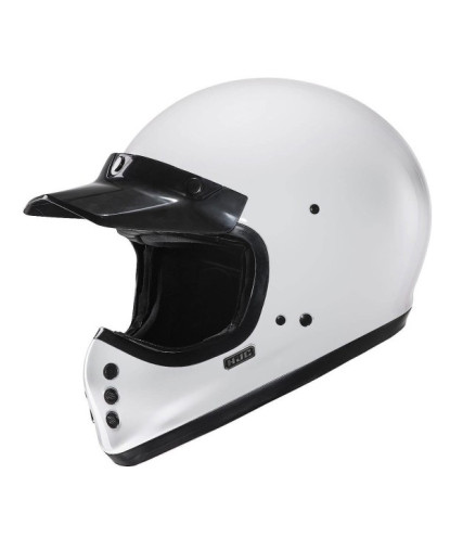 HJC V60 ΚΡΑΝΟΣ ΜΗΧΑΝΗΣ KEVLAR OFF ROAD VINTAGE WHITE