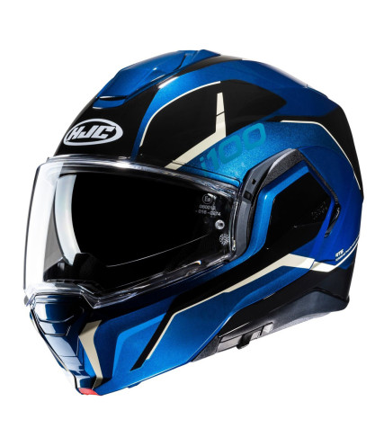 HJC i100 LORIX MC2 ΚΡΑΝΟΣ FLIP UP BLUE BLACK