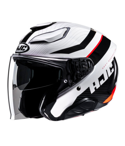 HJC F31 NABY MC1 ΚΡΑΝΟΣ JET WHITE BLACK