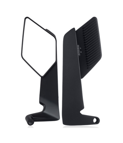 FOLDING BLADE ΚΑΘΡΕΠΤΕΣ ΜΗΧΑΝΗΣ ΑΝΑΔΙΠΛΟΥΜΕΝΟΙ ΑΕΡΟΔΥΝΑΜΙΚΟΙ 8mm/ 10mm BLACK