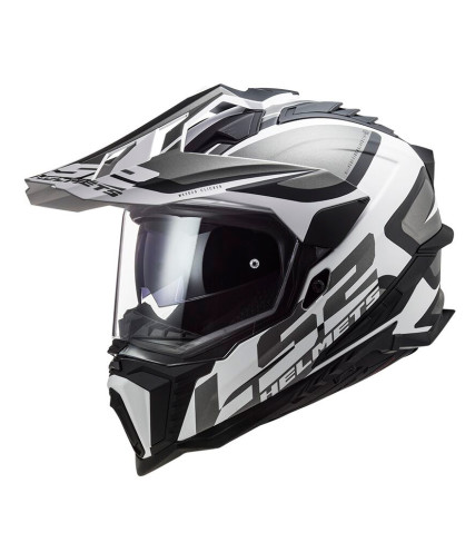 LS2 EXPLORER MX701 ALTER ΚΡΑΝΟΣ ΜΗΧΑΝΗΣ ADVENTURE MATT WHITE TITANIUM