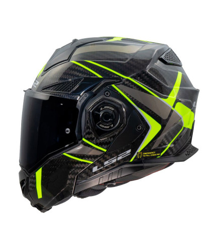 LS2 FF901 ADVANT X CARBON FUTURE II ΚΡΑΝΟΣ FLIP UP FLUO BLACK