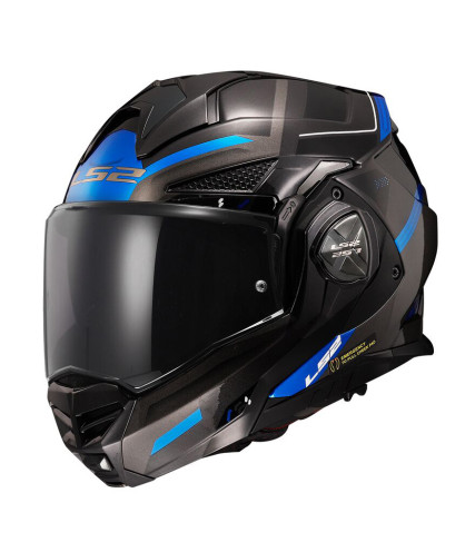 LS2 FF901 ADVANT X SPECTRUM ΚΡΑΝΟΣ FLIP UP BLACK BLUE
