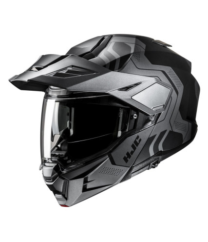 HJC i80 VELLY MC5SF ΚΡΑΝΟΣ FLIP UP ENDURO ΜΕ ΓΕΙΣΟ TITANIUM BLACK