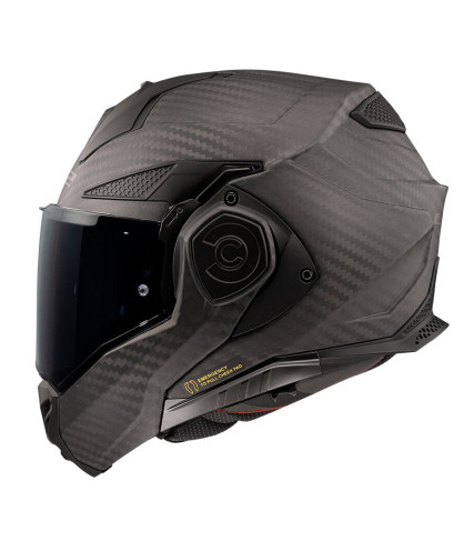 LS2 FF901 ADVANT X CARBON ΚΡΑΝΟΣ FLIP UP MATT BLACK