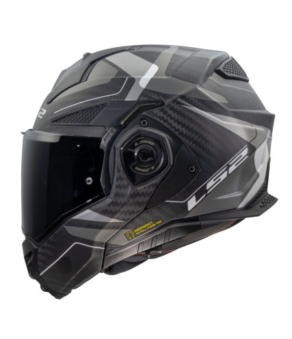 LS2 FF901 ADVANT X CARBON HORIZON ΚΡΑΝΟΣ FLIP UP MATT TITANIUM
