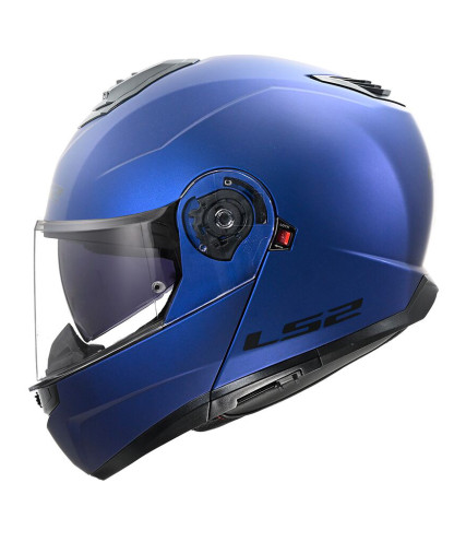 LS2 FF908 STROBE II ΚΡΑΝΟΣ ΜΗΧΑΝΗΣ FLIP UP MATT BLUE
