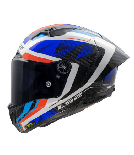 LS2 THUNDER GP AERO FF805 RAUTE ΚΡΑΝΟΣ FULL FACE CARBON BLUE RED WHITE