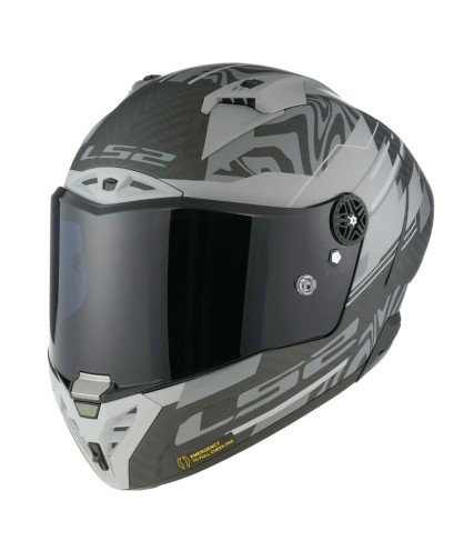 LS2 THUNDER GP AERO FF805 POLAR ΚΡΑΝΟΣ FULL FACE MATT SILVER BLACK