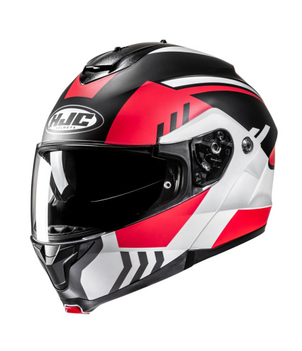 HJC C91N KAON MC1SF ΚΡΑΝΟΣ FLIP UP RED WHITE BLACK