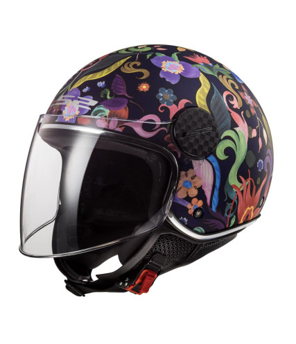 LS2 SPHERE LUX II OF558 ΚΡΑΝΟΣ JET BLOOM BLUE PINK 