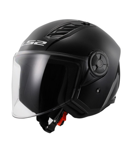 LS2 AIRFLOW II OF616 ΚΡΑΝΟΣ JET GLOSS BLACK
