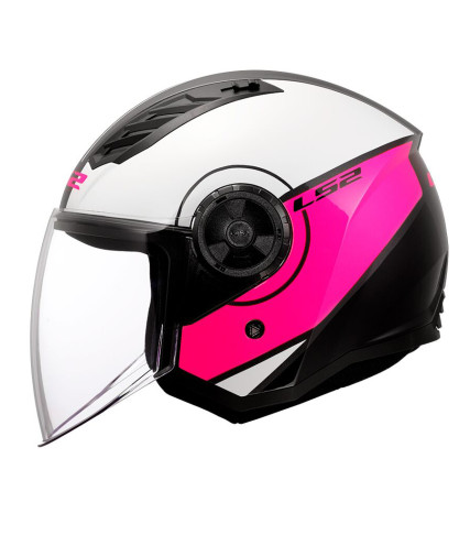 LS2 AIRFLOW II OF616 COVER ΚΡΑΝΟΣ JET PINK WHITE