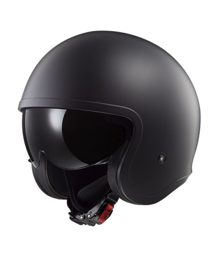 LS2 SPITFIRE II OF599 ΚΡΑΝΟΣ JET SOLID MATT BLACK